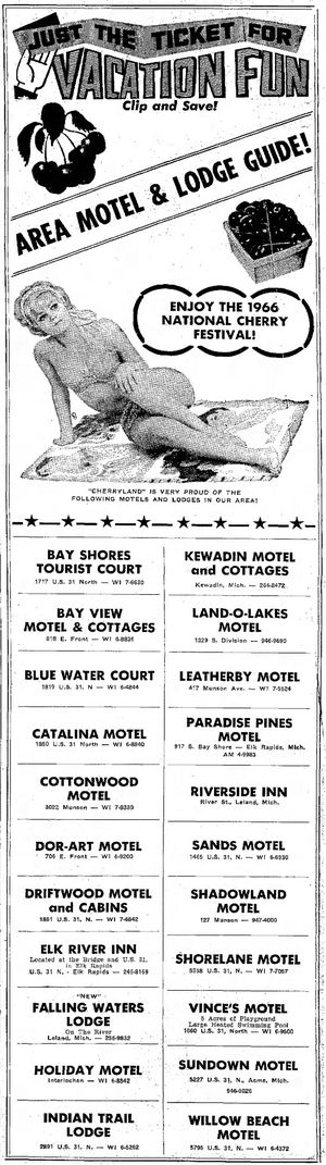 Land O Lakes Motel - July 1966 Ad